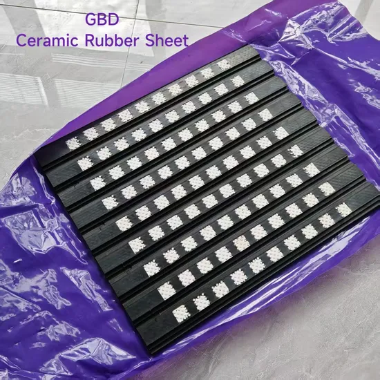 Conveyor Belt Ceramic Lagging Rubber Sheet for Coal Mine Wear Resistant Corrosion Resistant & Impact Resistant